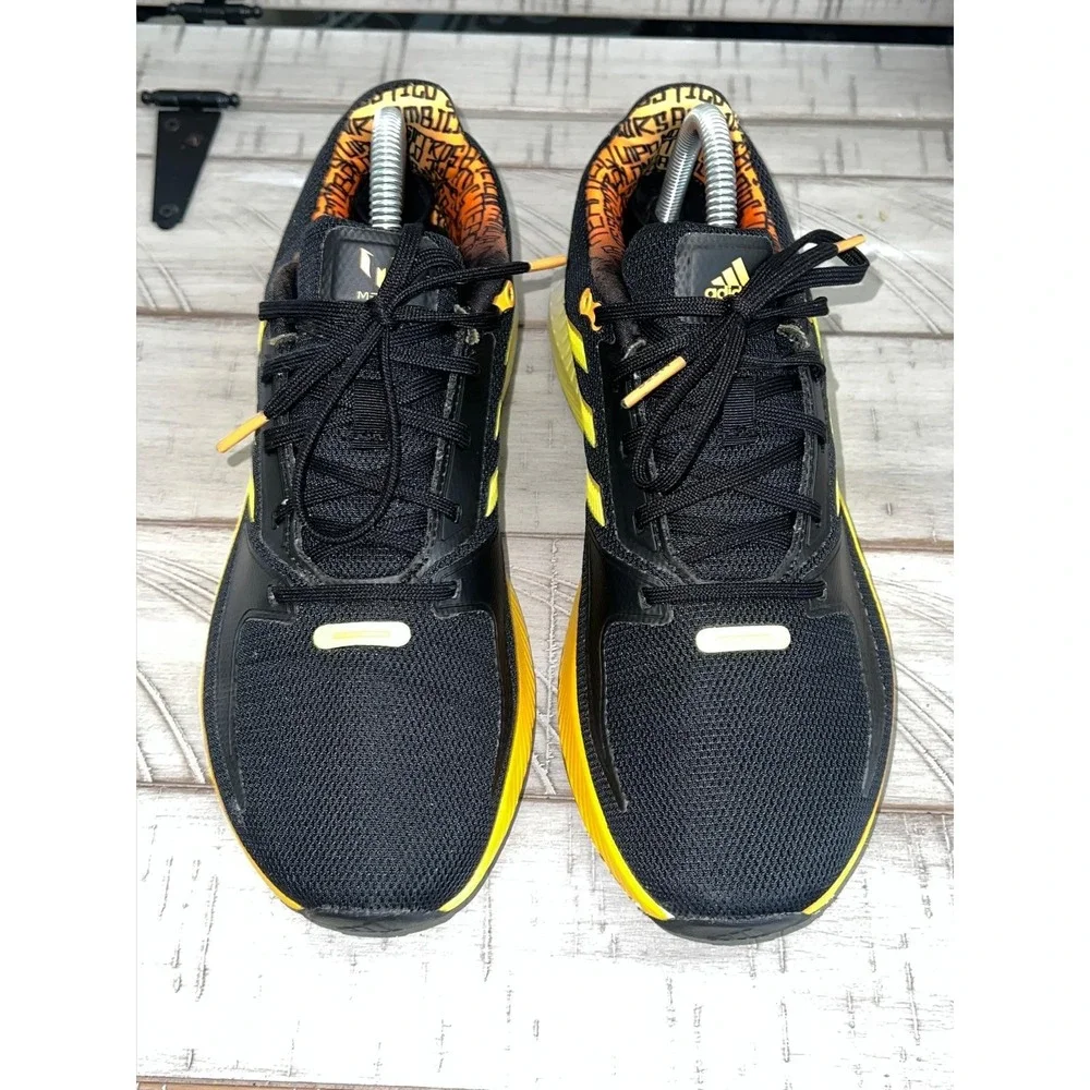 Adidas RunFalcon 2.0 GW3670 Black Running Shoes Men's Size 7.5